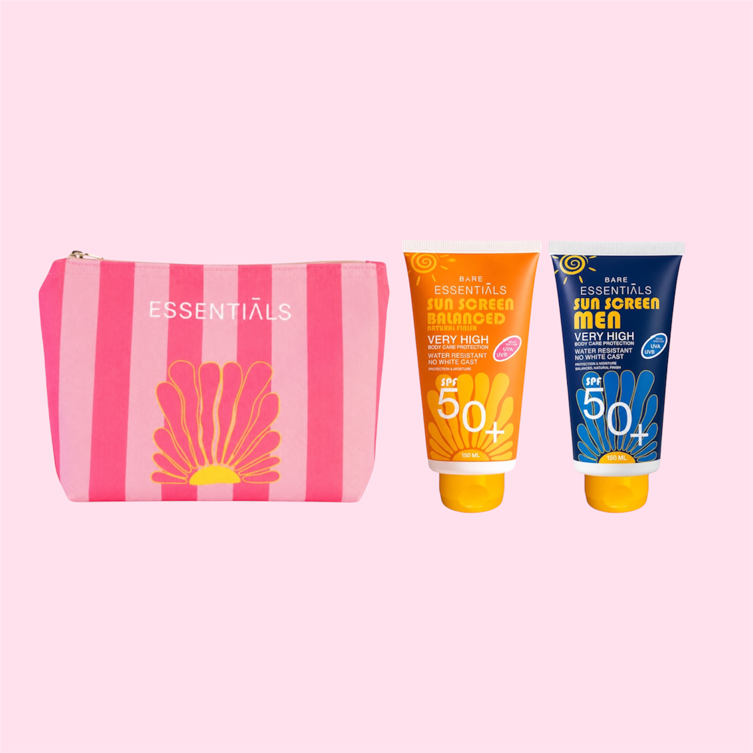 Balanced + Men Sunscreen SPF50+ with SOL Pouch