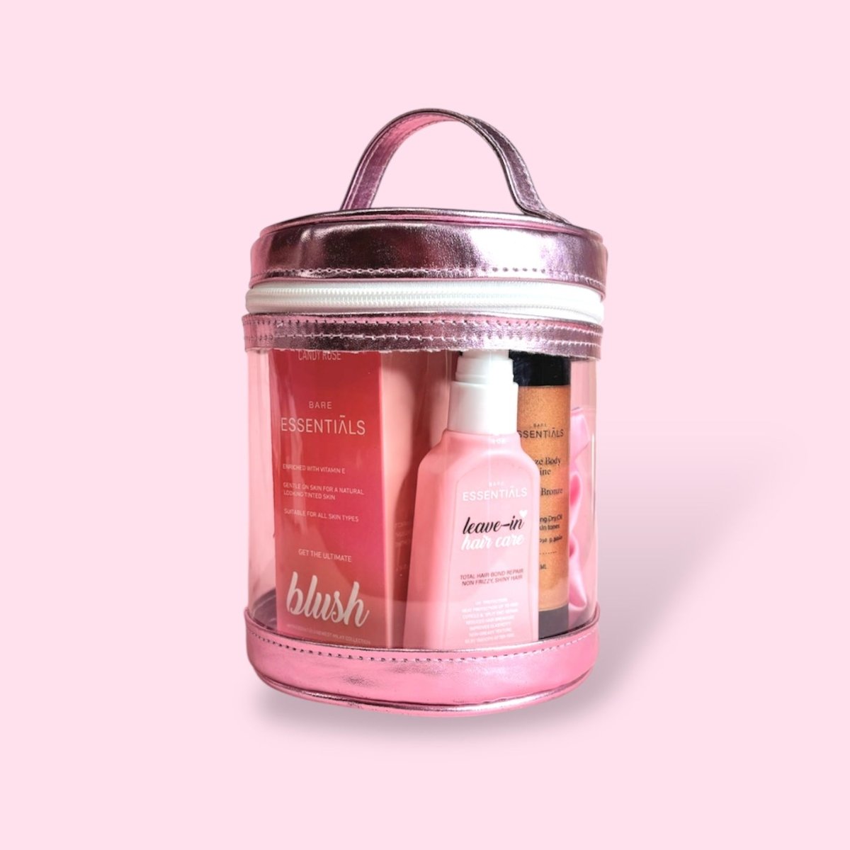 Beauty Travel Essentials - Luminous Pink Bucket - Essentials