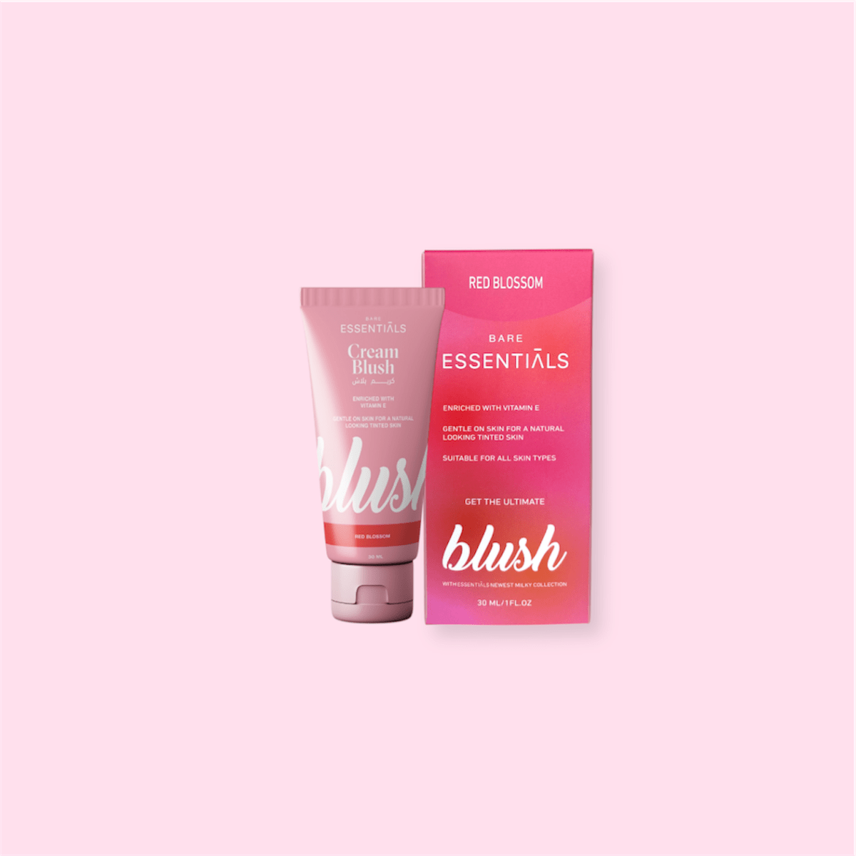 Cream Blush - Red Blossom "Shade 3" (Milky Collection) - Essentials EG