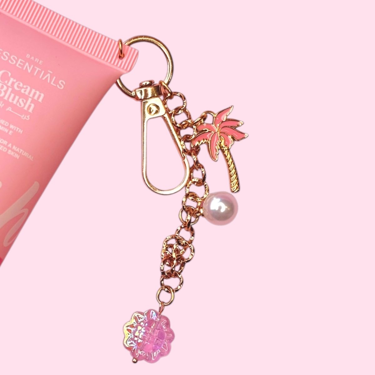 Essentials Palm Pink Key Chain - Essentials EG