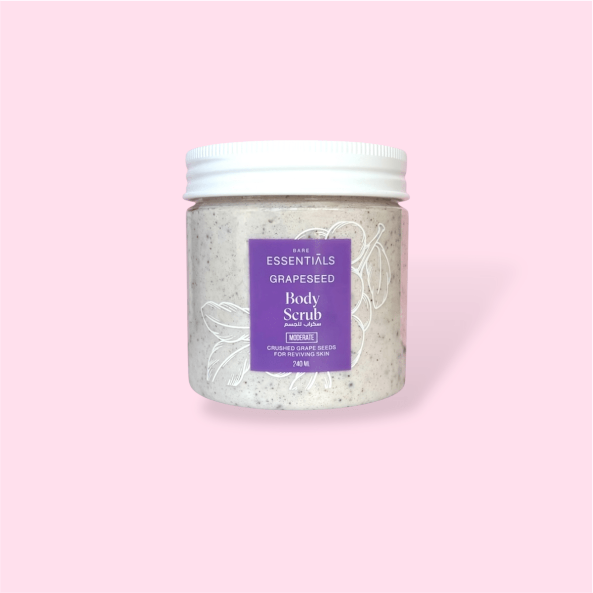 Grape Seed Cream Body Scrub - Essentials EG