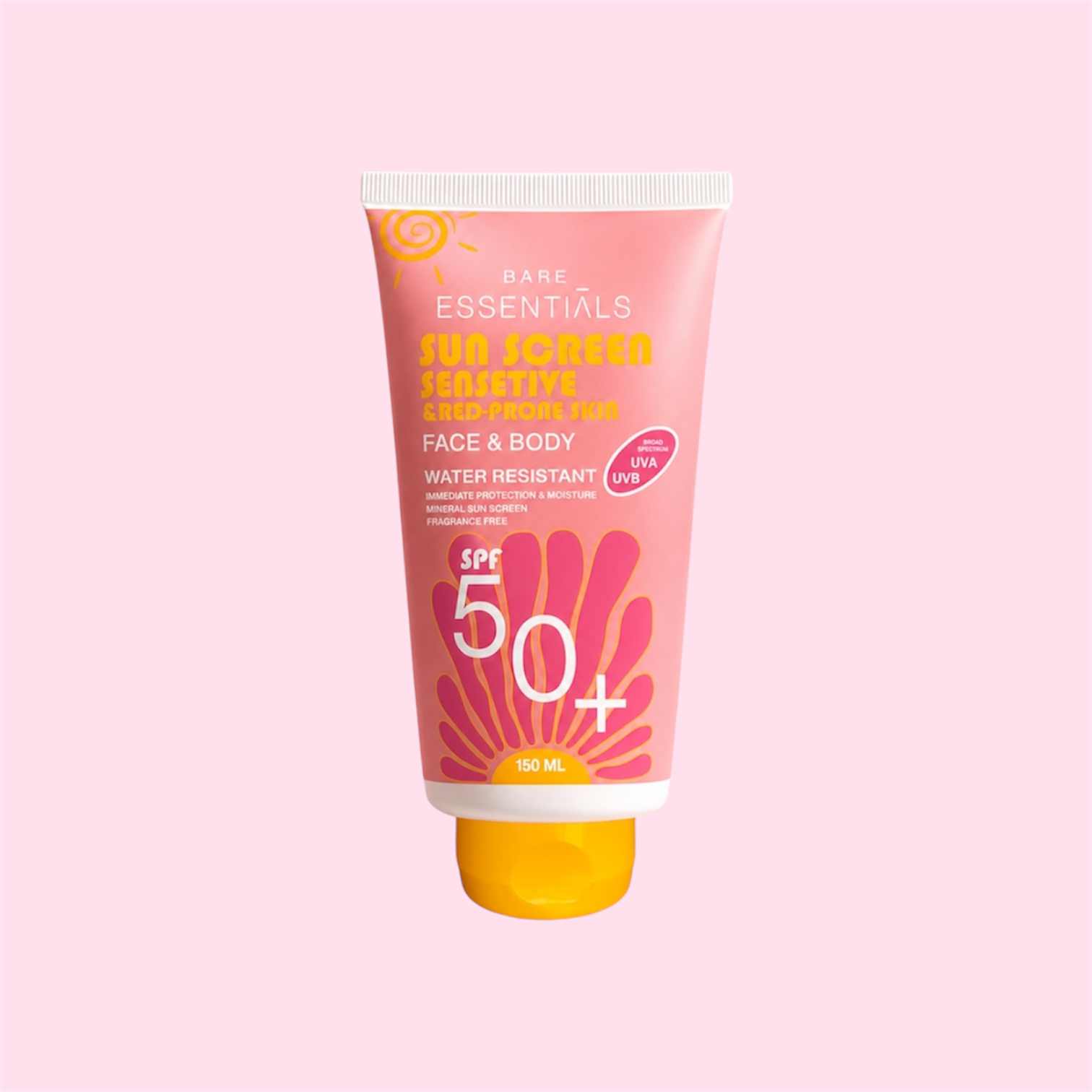 كريم الشمس spf 50+ للحماية وترطيب الوجه