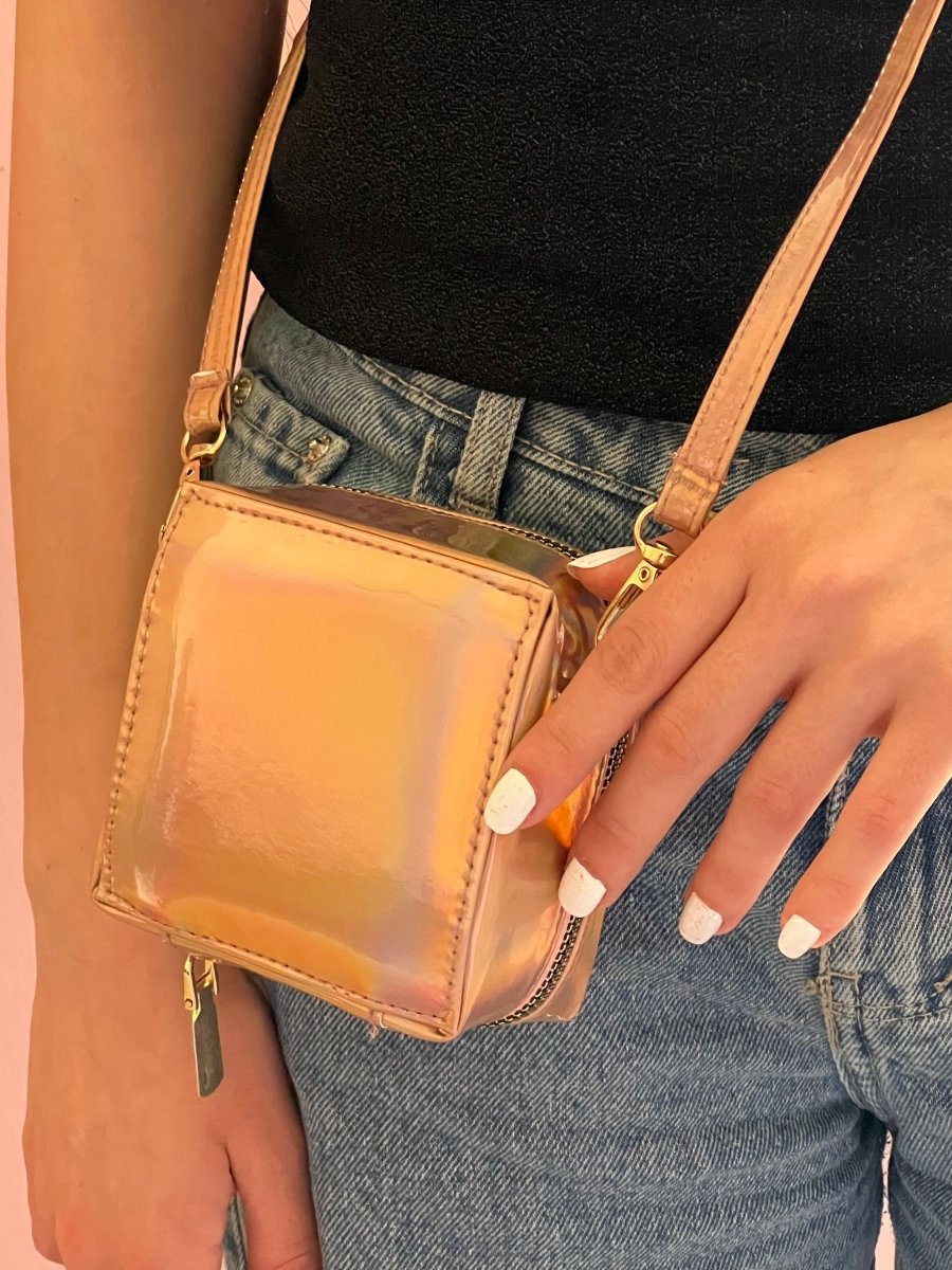 Summer Trendy Square Bag - Rose Gold - Essentials EG