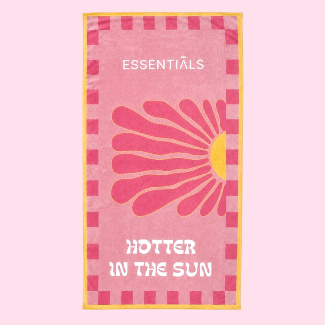 Sunset Wave - Beach Towel - Essentials