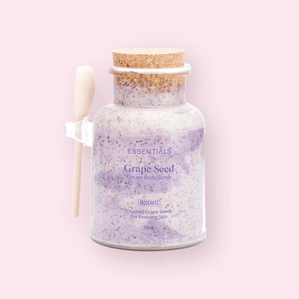 Grape Seed Cream Body Scrub - Essentials EG