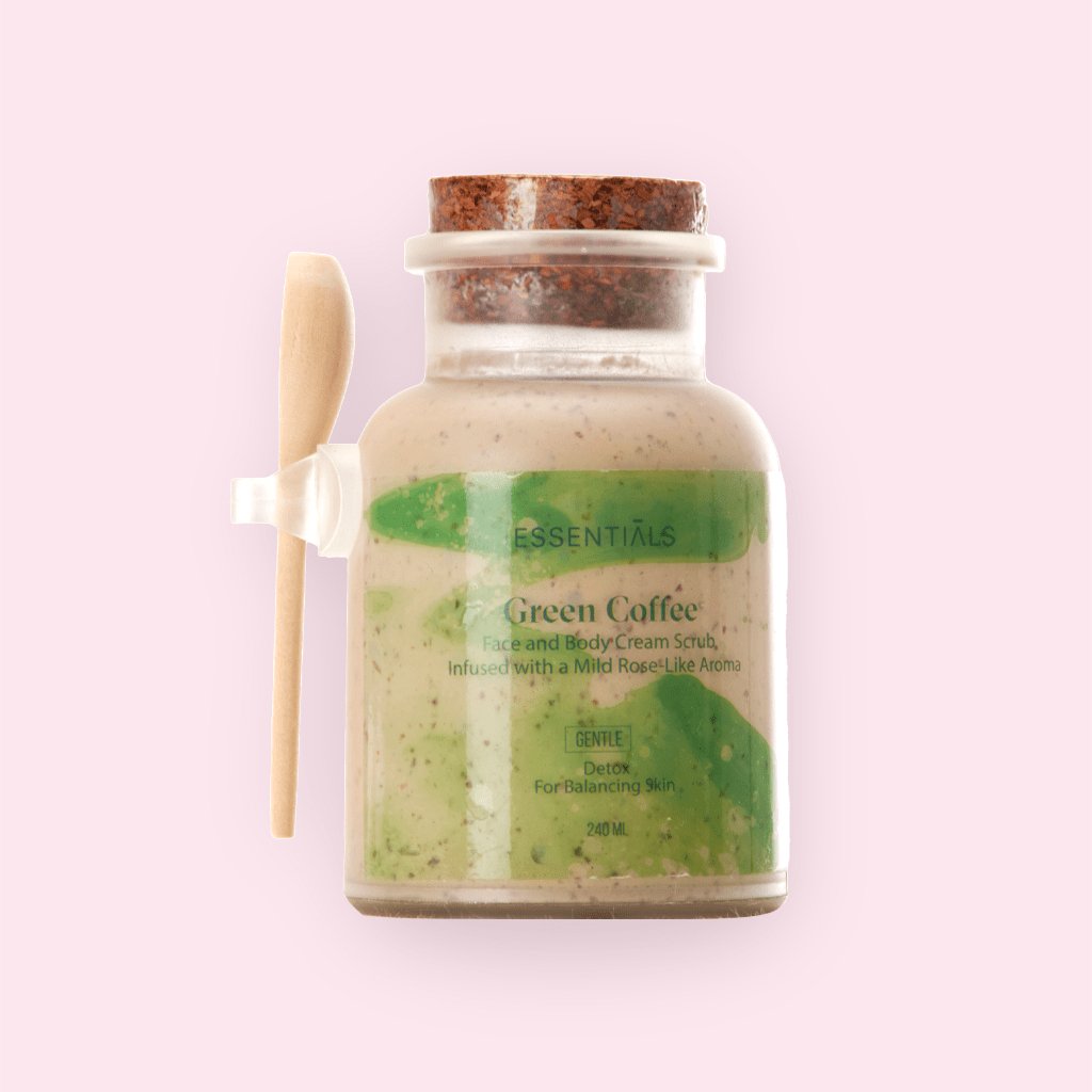 Green Coffee Face and Body Scrub - Essentials EG